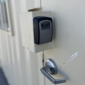 20 ft Shipping Container Office Exterior Security Feature